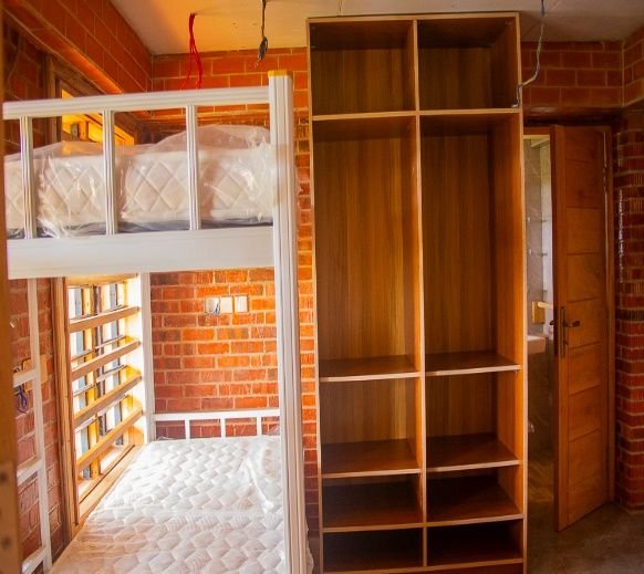 A furnished bunk room at Dzidzor (Joy) Hostel