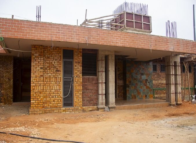 Exterior of Dzidzor (Joy) Hostel under construction